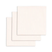 Konges Sløjd 3 - Pak Muslin Stofble, Stripie Petite Rose