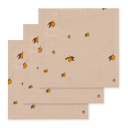 Konges Sløjd 3 - pak stofbleer, Lemon