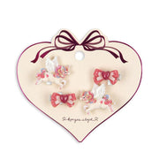 Konges Sløjd 4 - pak spænde med sløjfe og enhjørning