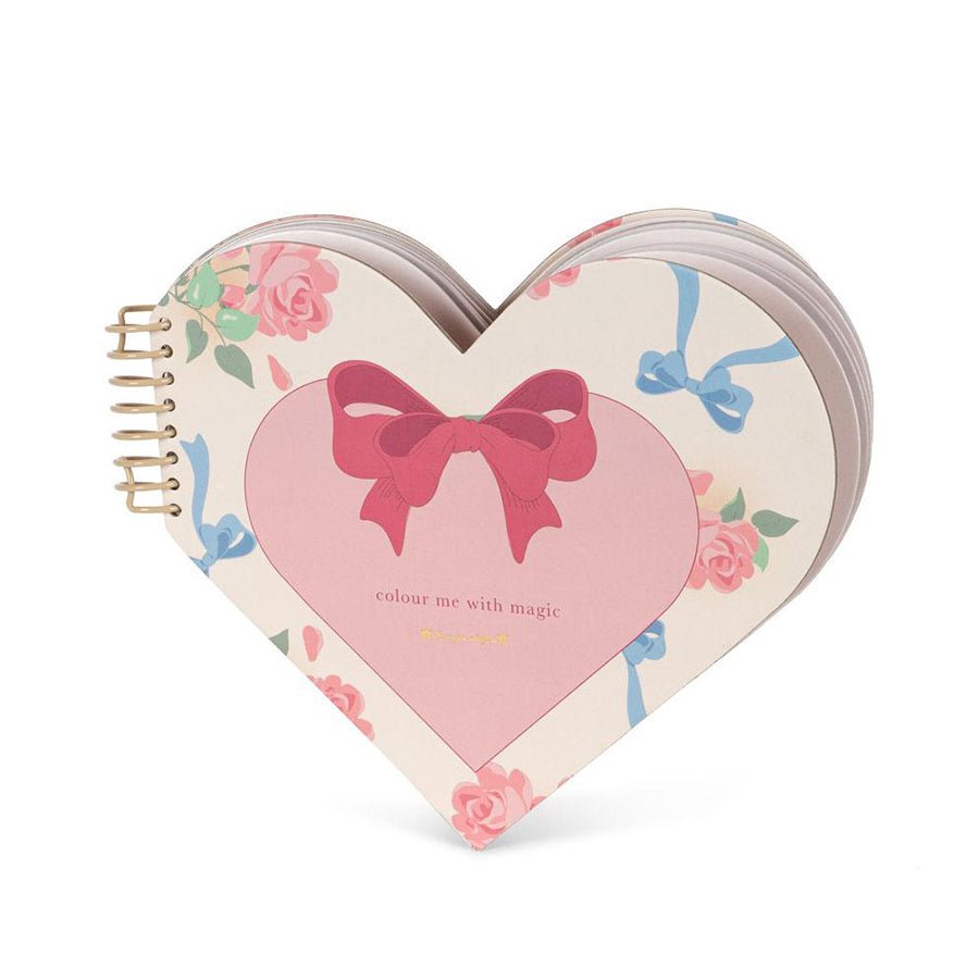 Konges Sløjd Magisk vandmalebog, heart