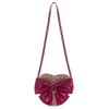 Tut Bow Schultertasche in Sangria