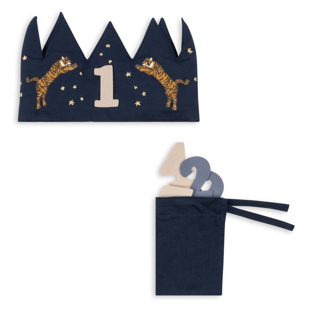 Konges Sløjd fødselsdagkrone, tiger