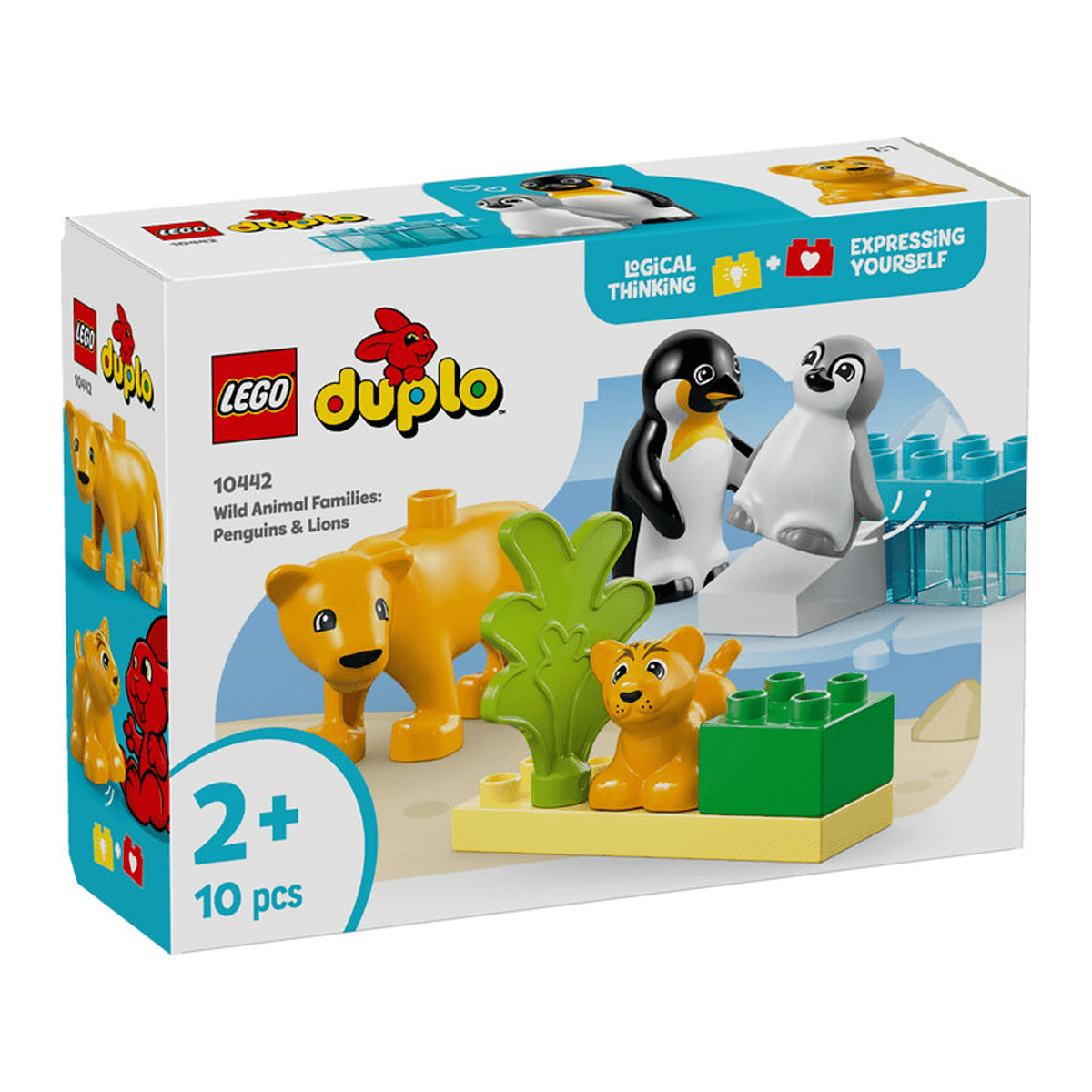 LEGO® Vilde dyrefamilier - pingviner og løver