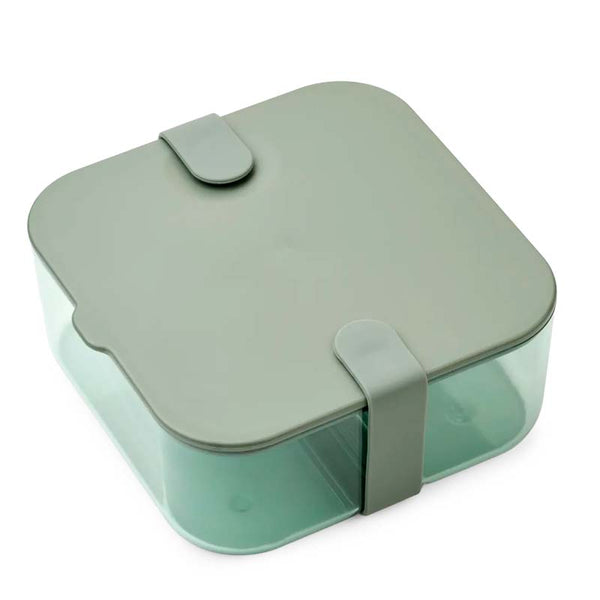 Liewood Carin Brotbox klein, faune green/ peppermint