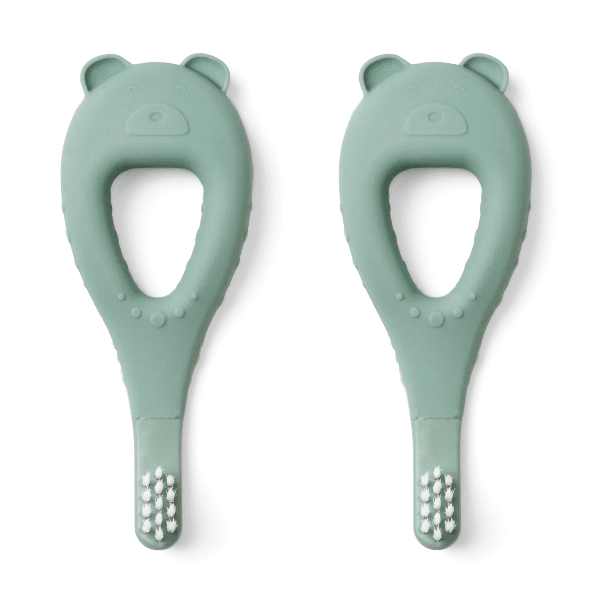 Liewood 2 - pak tandbørste bjørn, peppermint