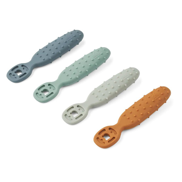 Liewood Caelia 4-er-Pack Baby-Anfänger, whale blue multi mix