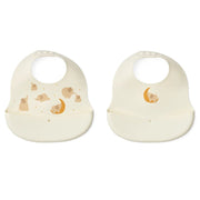 Liewood Ember 2 - pak hagesmæk m. print, elephant / creme de la creme