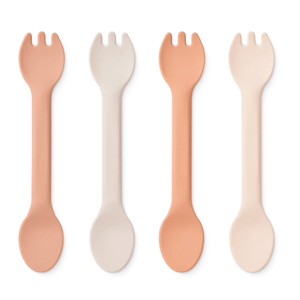 Liewood Jan 4er-Pack 2in1 Besteckset, rose multi mix