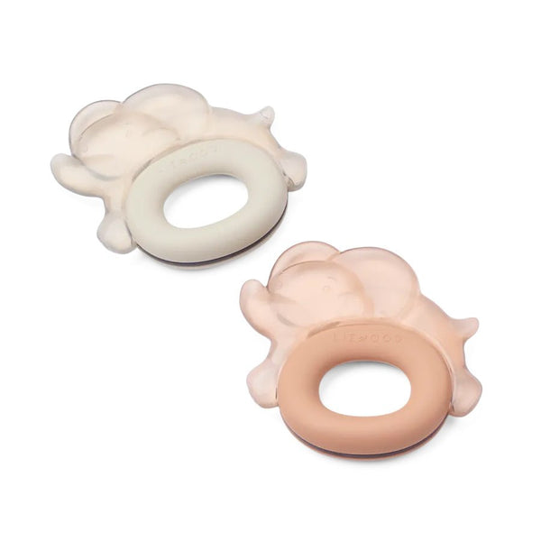 Kühlender Elefanten-Beißring in Pale Tuscany/Sandy