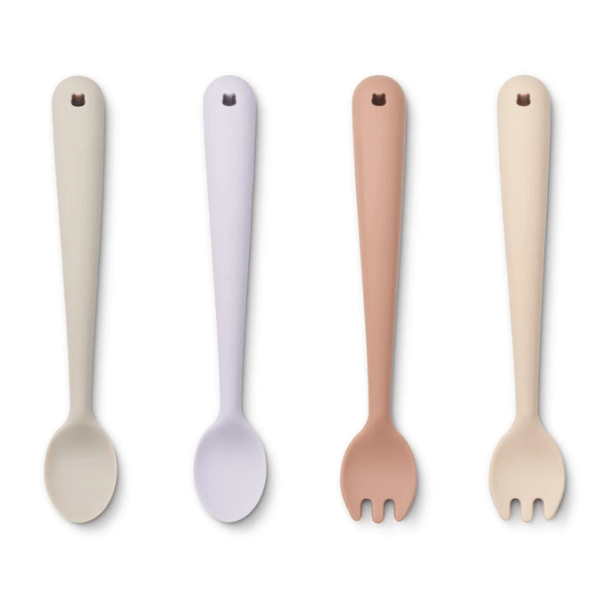 Liewood spisesæt, 4 - pak, apple blossom multi mix