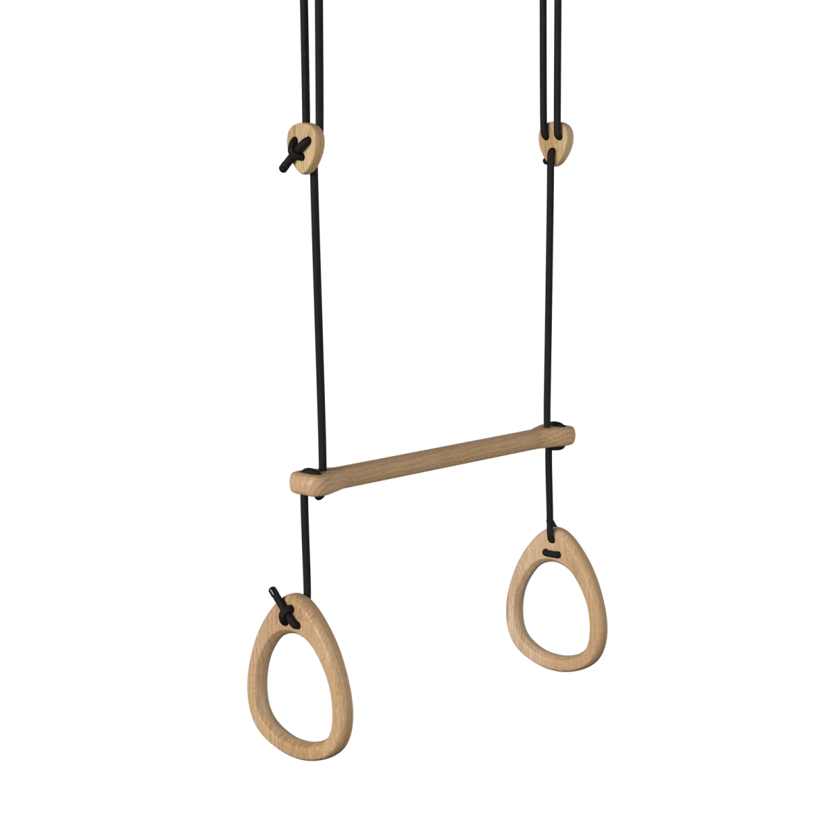 Lillagunga acrobat, eg, sort reb, 3,80 - 4,80m