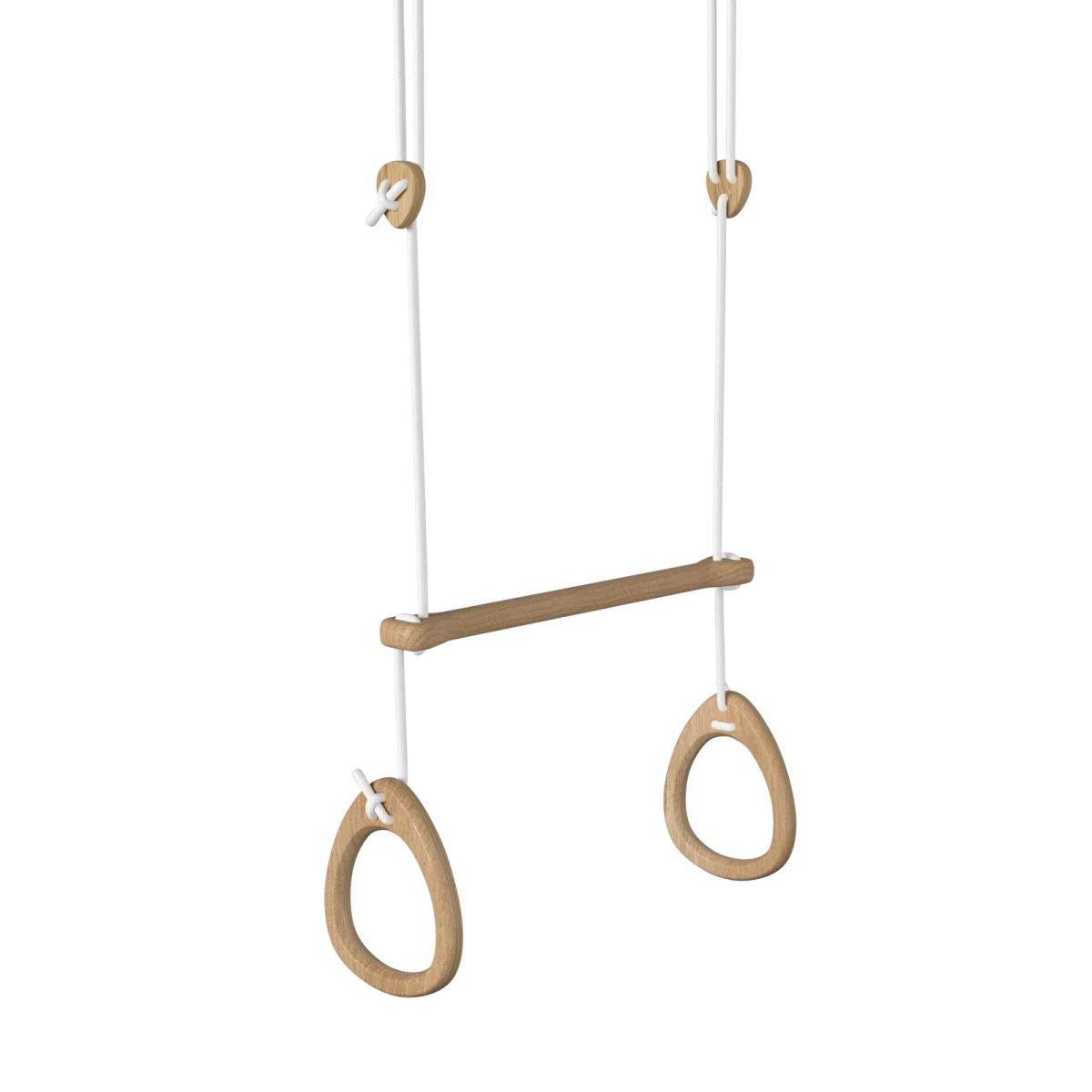 Lillagunga acrobat, eg, hvid reb, 3,80 - 4,80m