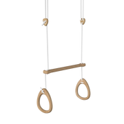 Lillagunga acrobat, eg, hvid reb, 2,80 - 3,80m