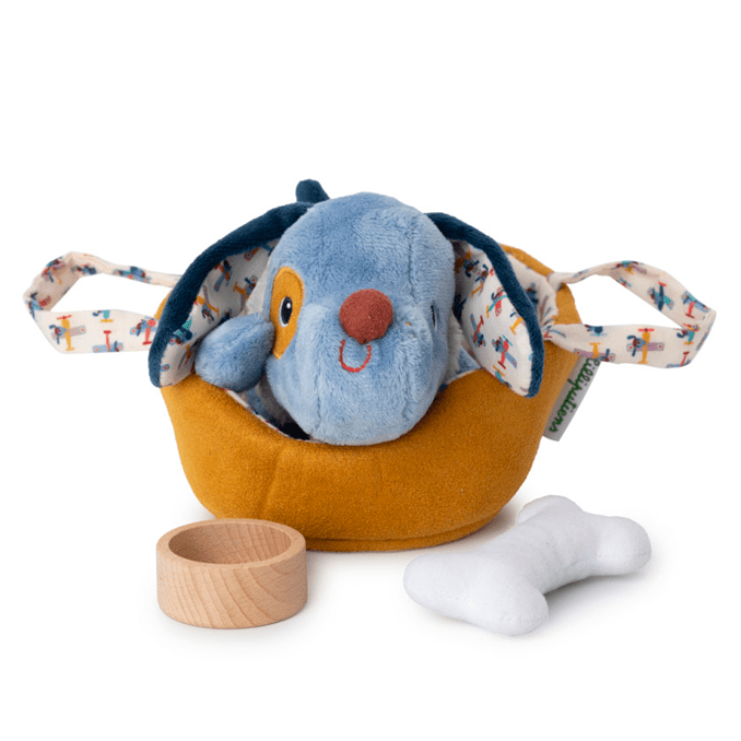 LilliPutiens Jules hund med kurv