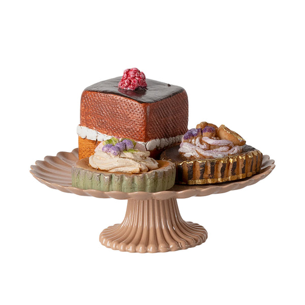 Maileg Kuchen und Kuchenständer, Mini
