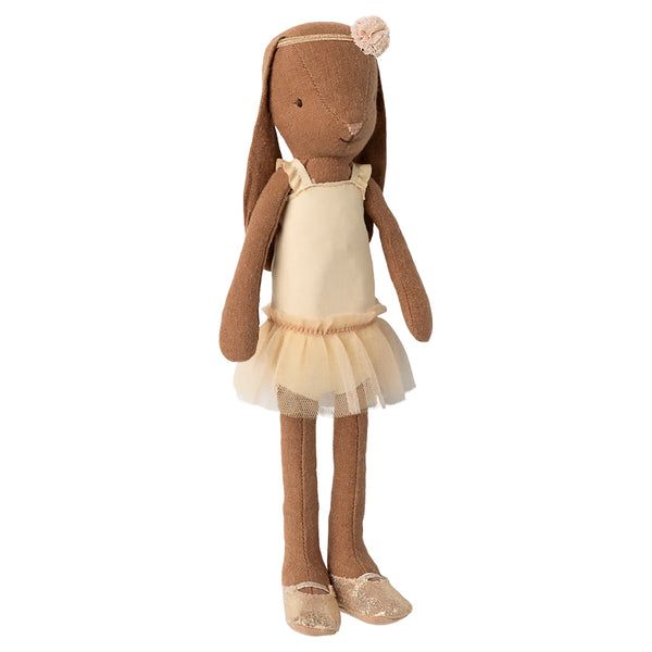 Maileg brauner Hase Gr. 2, creme Tüllrock