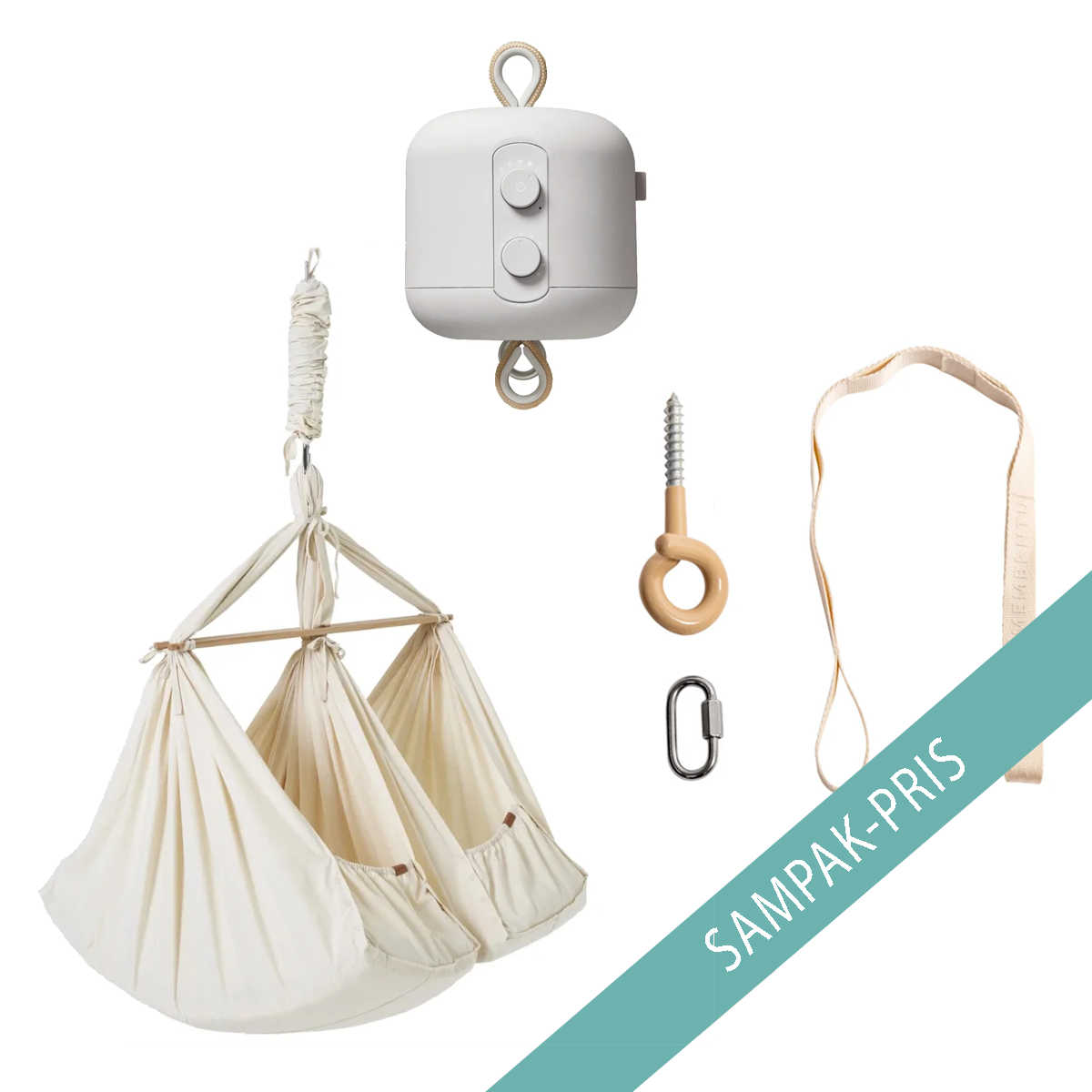 01_Membantu Tvillingeslyngevugge Basic m. loftophæng inkl. motor, Nature.png