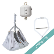 01_Membantu Tvillingeslyngevugge Premium m. karmbeslag inkl. motor, Grå.png