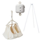 01_Membantu Tvillingeslyngevugge Premium med vuggemotor & Premium stativ, Nature.png