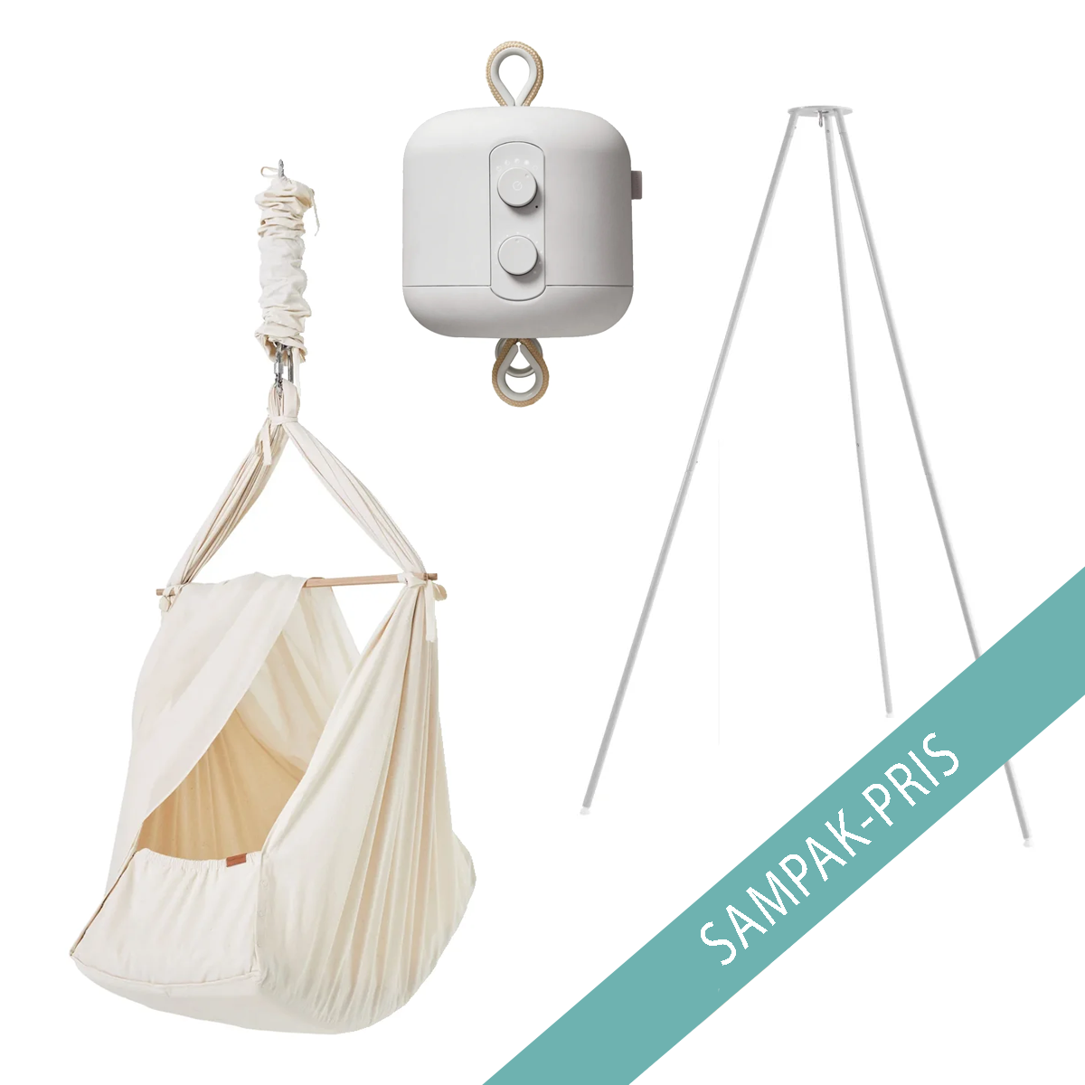 01_Membantu slyngevugge Premium m. Basic stativ inkl. vuggemotor, Nature-Grå.png