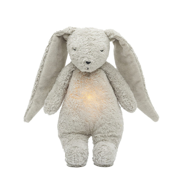 Moonie 2.0 Organic Humming Kanin mit Lampe, gray