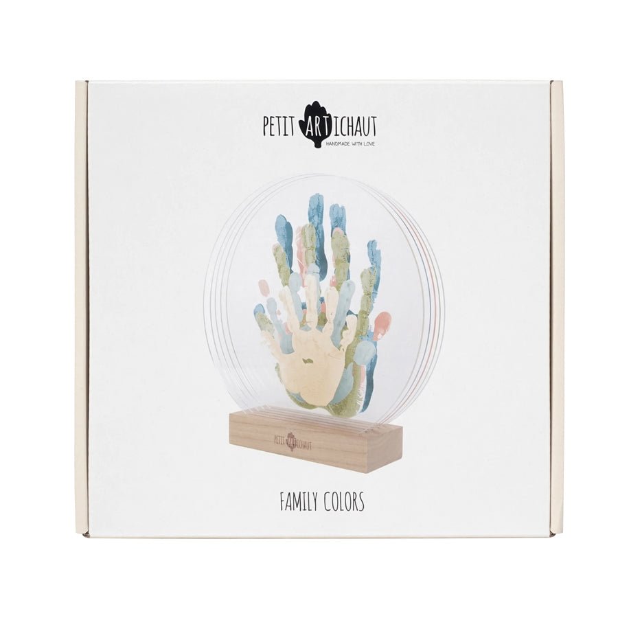 Petit Artichaut Håndaftrykssæt Familie Farver