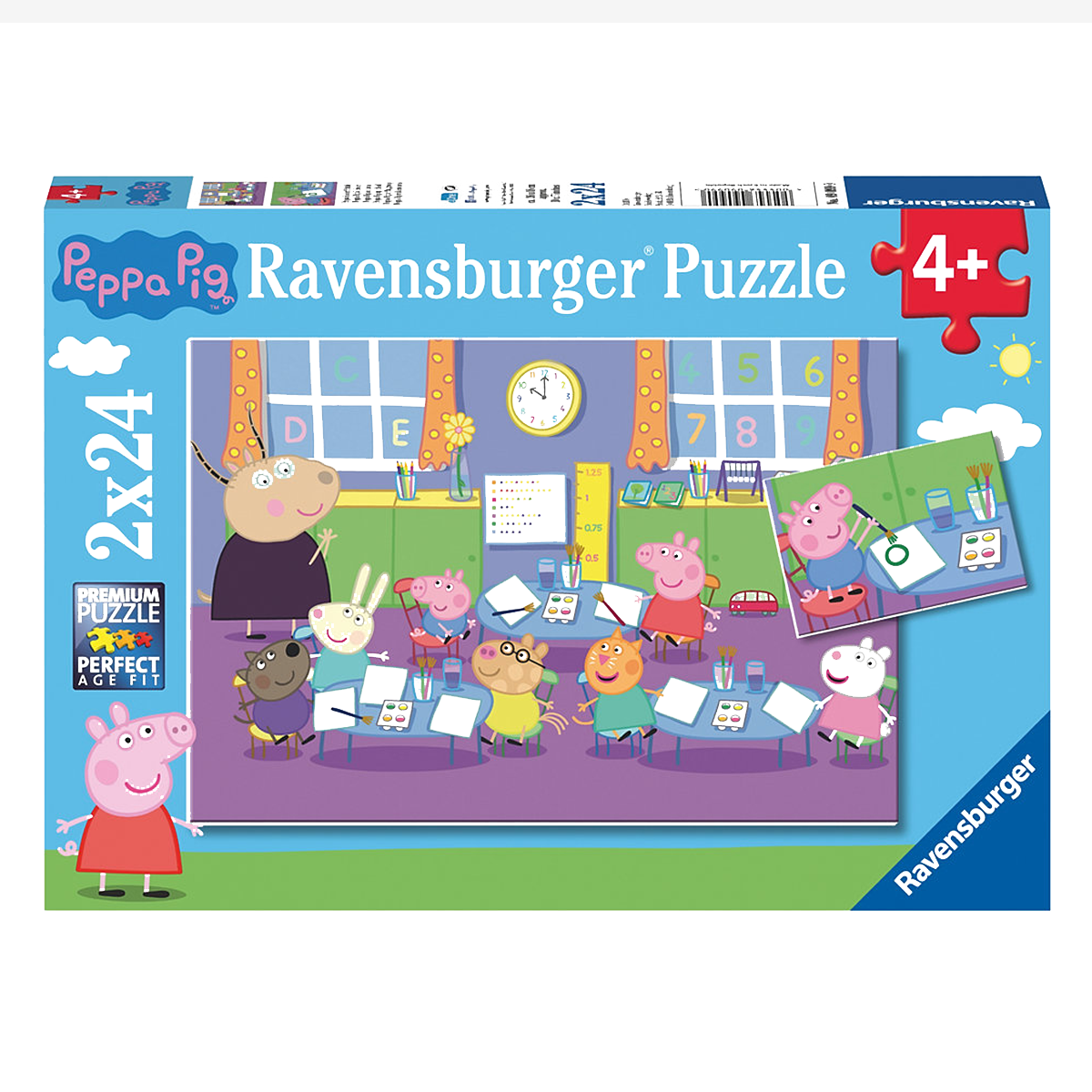 01_Ravensburger Gurli gris puslespil 2 x 24 brikker, At the playground-2.png