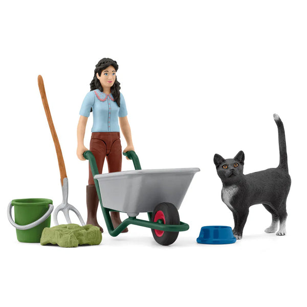 Schleich, Arbeit im Stall