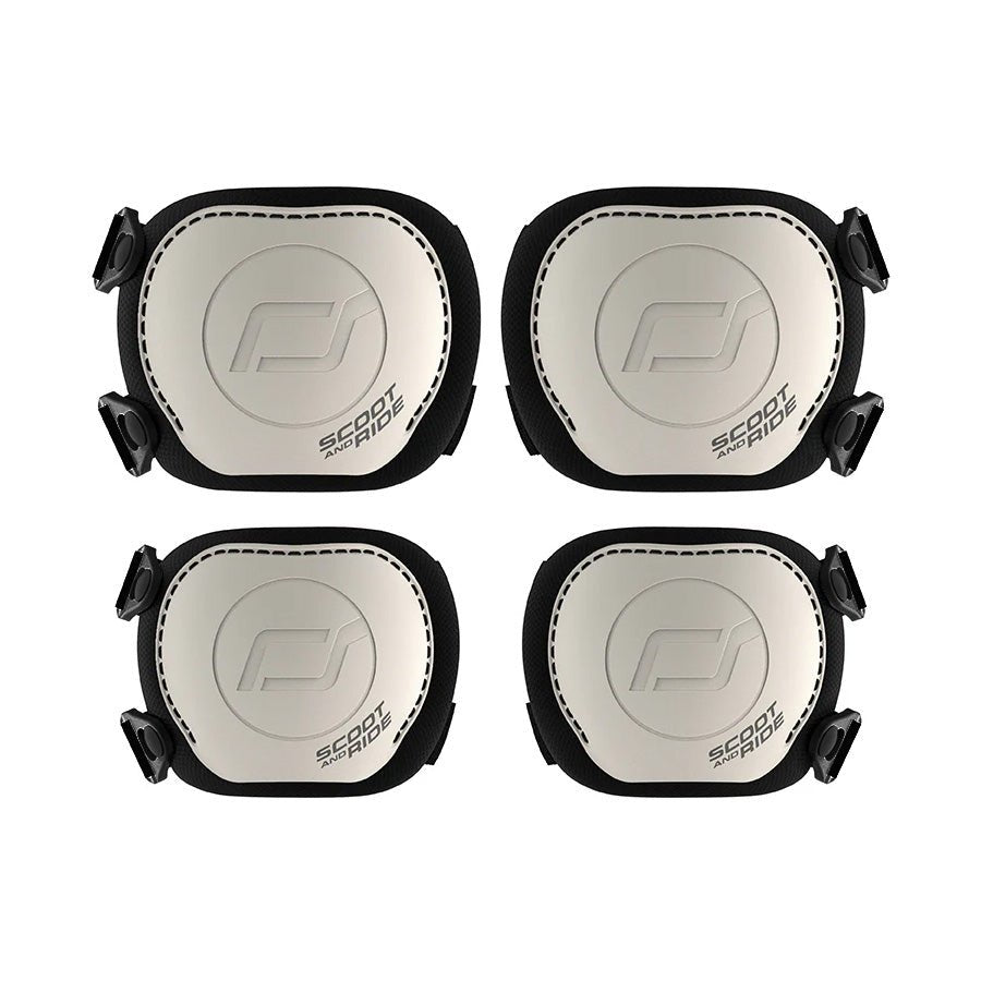 Scoot and Ride XS beskyttelsesudstyr, ash