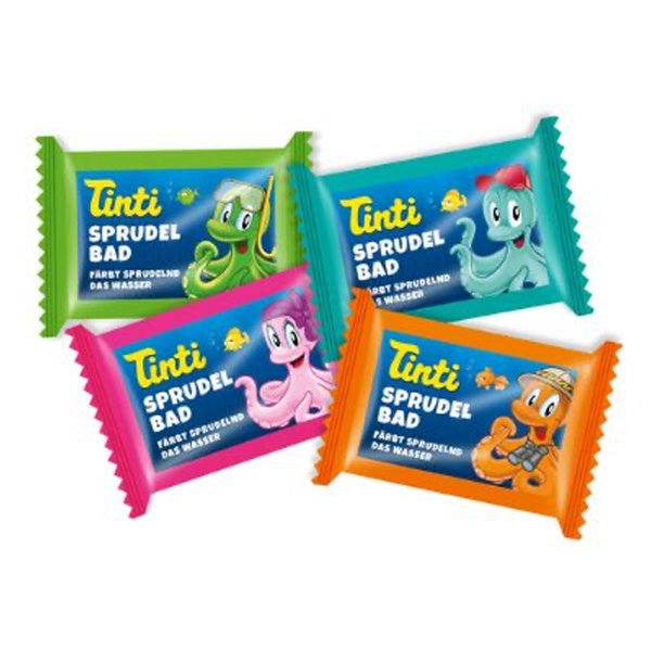 Tinti kleine Badebomben, verschiedene Varianten