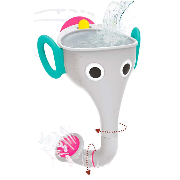 Yookidoo Bade-Spielzeug, FunEleFun Fill 'N' Sprinkle - Grau