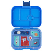 Yumbox Original Madkasse M. 6 Rum, Surf Blue/Rocket Tray