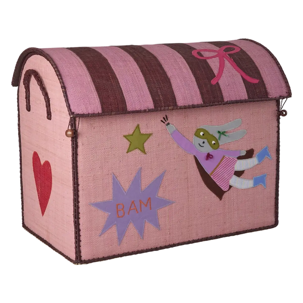 Rice Aufbewahrungskorb Hero Pink - groß