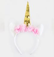 Enhjørninge Diadem Med Blomster