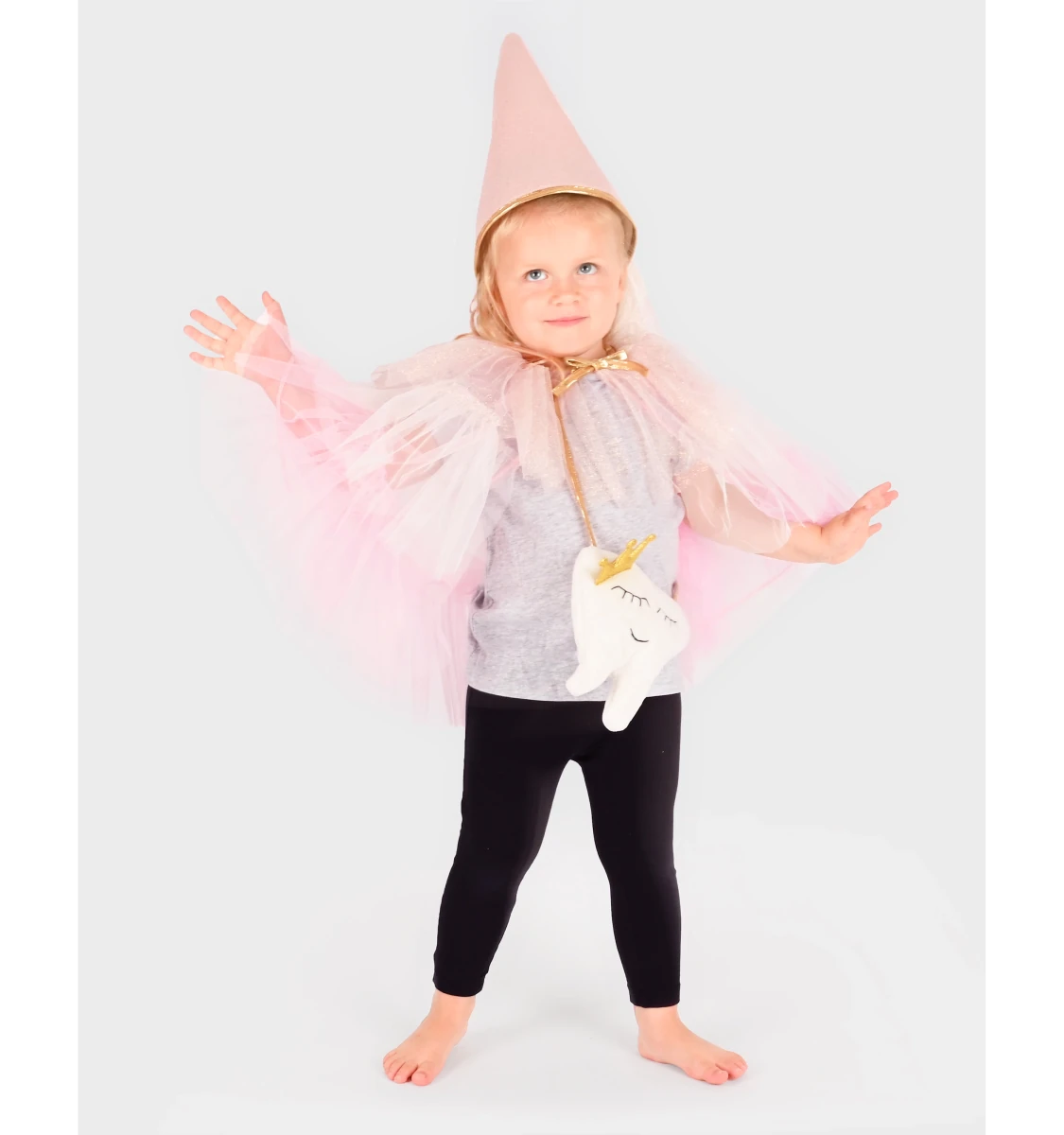 Tandfe Udklædning Kappe Med Tilbehør, 3 - 8 År