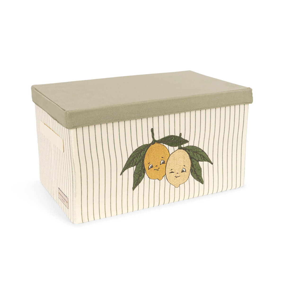 Konges Sløjd Opbevaringskurv, Stor - Lemon