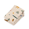 Liewood Lewis 2er-Pack Mulltücher, Around The World/Sandy