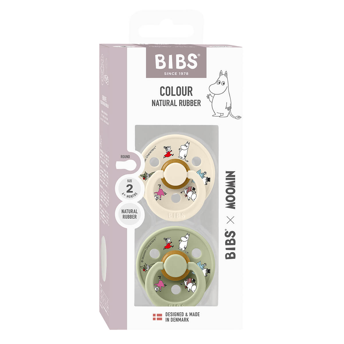 Bibs x Mumi Friends 2 - Pak Colour Sut Str 2, Ivory Mix