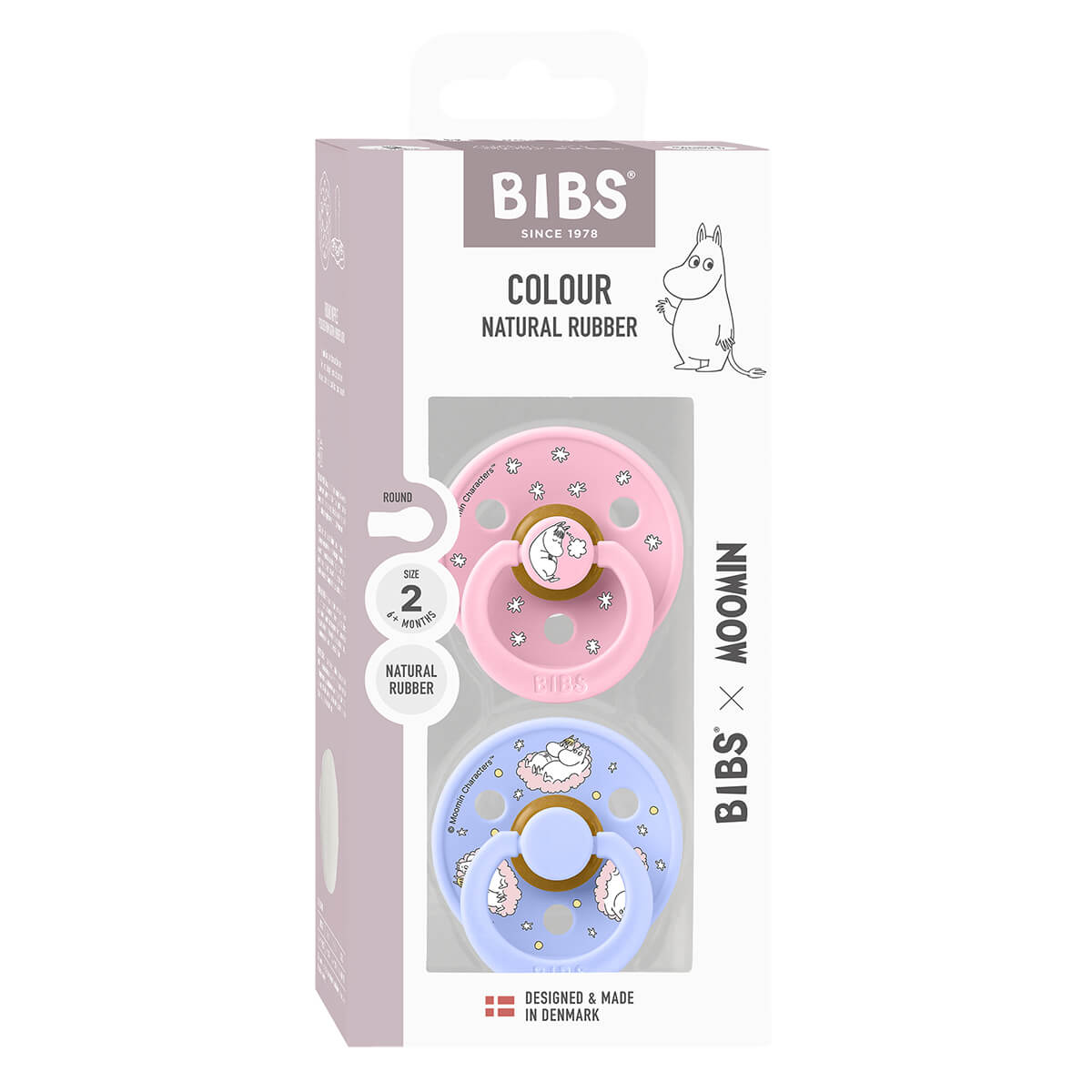 Bibs x Mumi Dreaming 2 - Pak Colour Sut Str 2, Baby Pink Mix