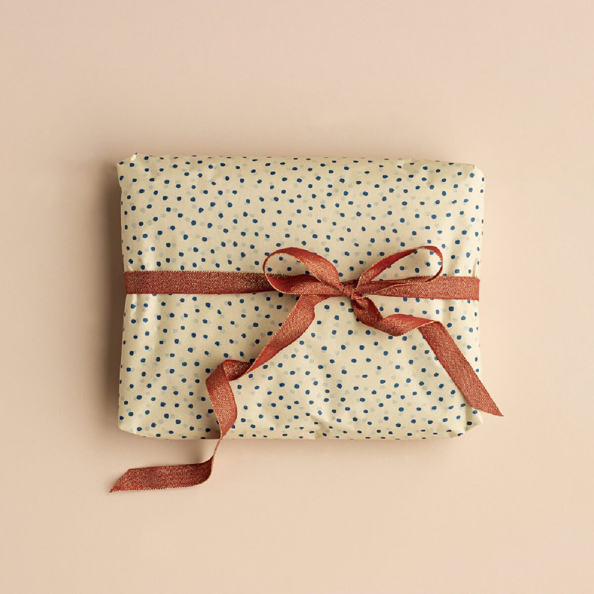 Maileg Gavebånd 10 Mtr - Rød/Guld