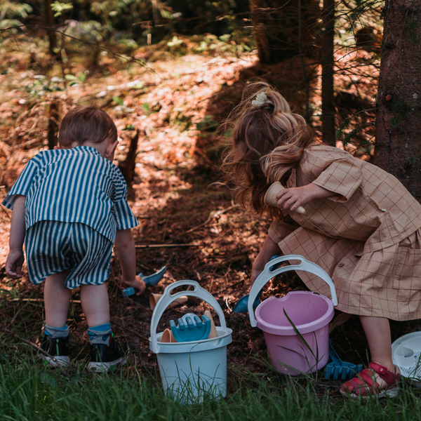 Eimer-Set mit Eistüten, Blau