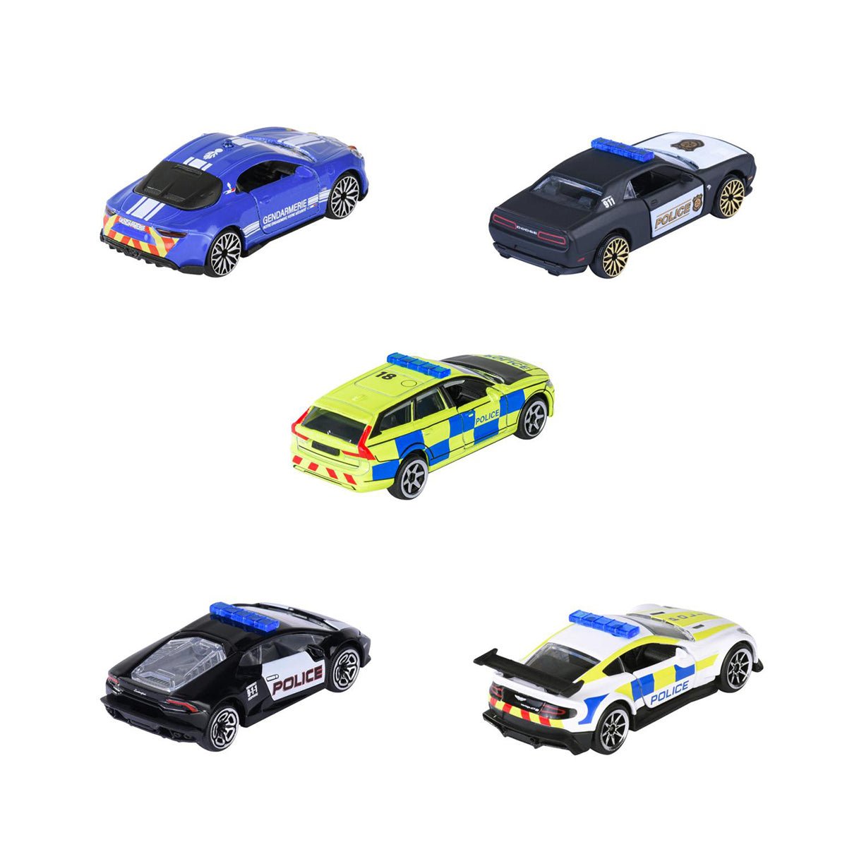 Majorette Rescue World Gavepakke 5 Dele