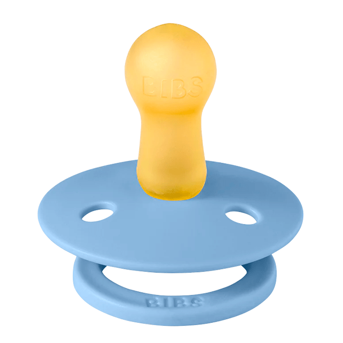 Bibs rund sut, str 2 - sky blue