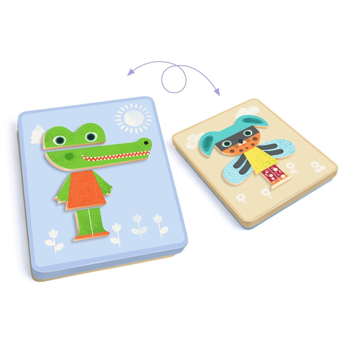 Inzebox Magnetleg med Mix af Dyr