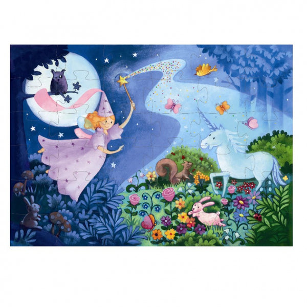 Djeco Silhouettenpuzzle, Fee - 36 Teile