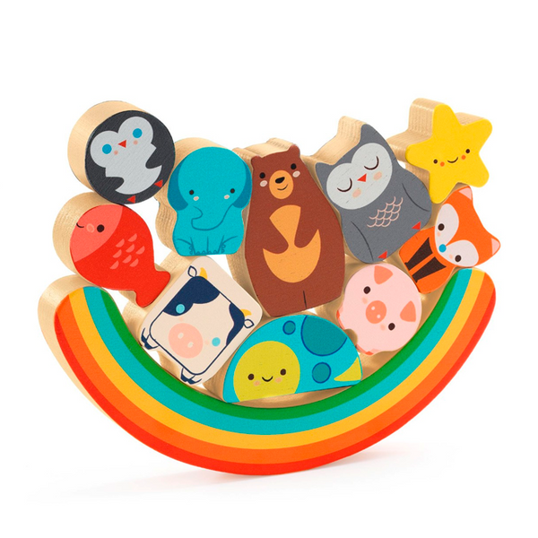 Puzz and Boom Træpuslespil med Regnbue