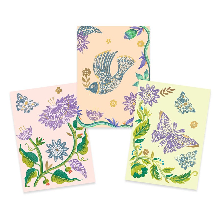 Djeco kreativ gravering, passionsblomst