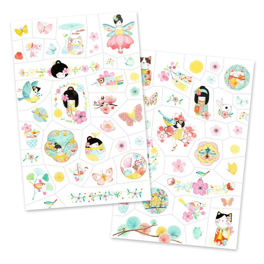 Djeco tatoveringer, kirsebærblomster