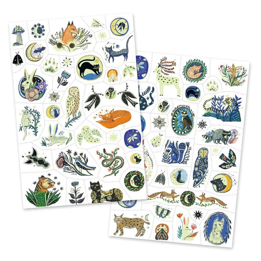 Djeco tatoveringer, nattens reflektioner