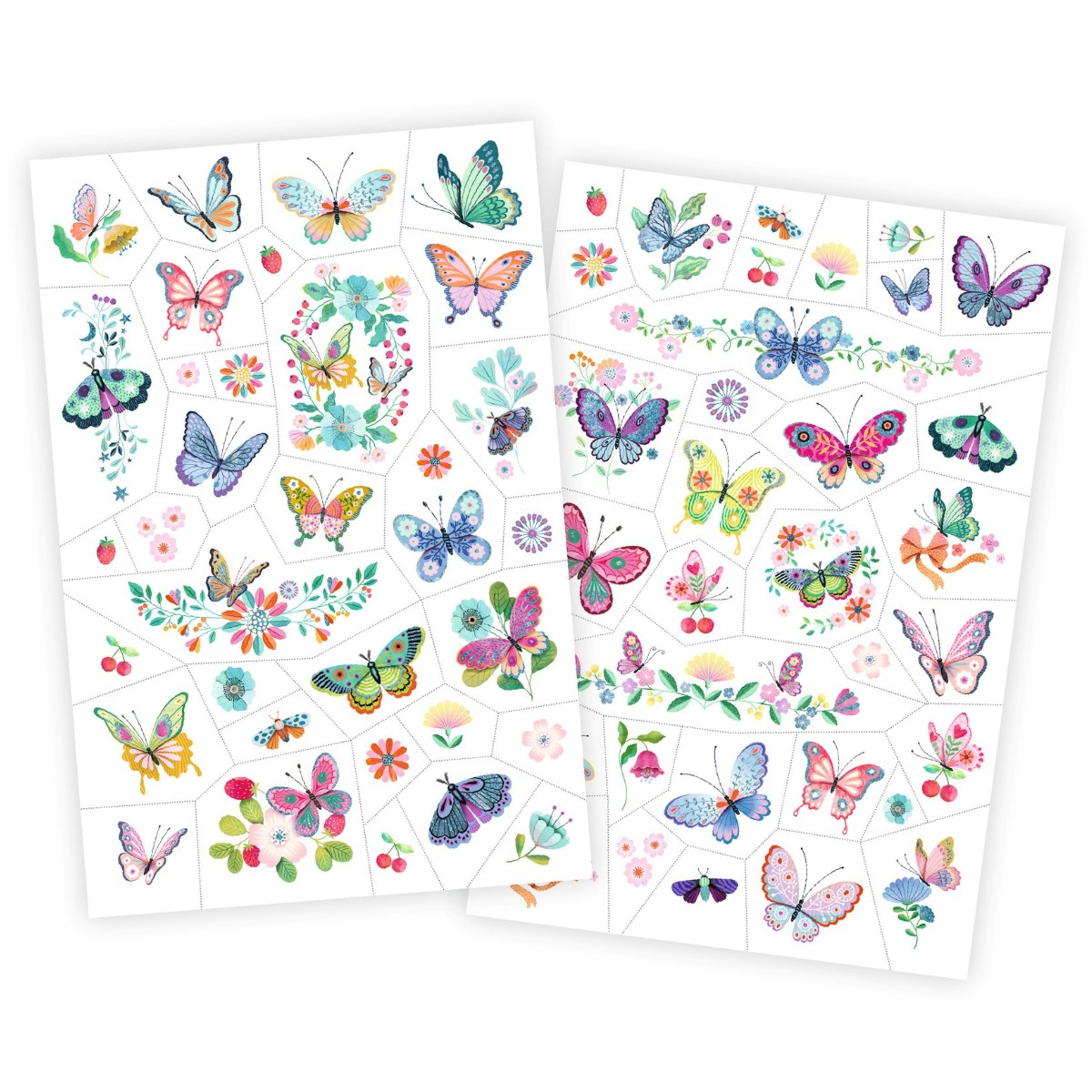 Djeco Tattoos, Sommerfugle